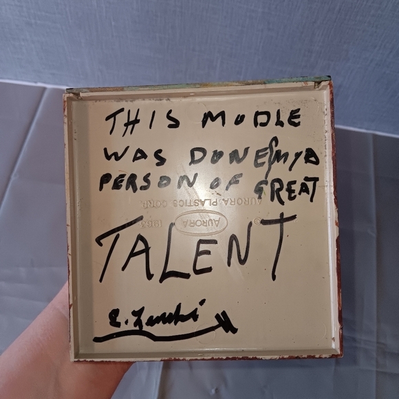 VTG 1963 Aurora Hunchback Model Kit Built Up FIRST ISSUE Universal Monsters Goth - Picture 6 of 7